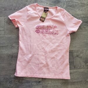 Pink Harley Davidson Shirt
